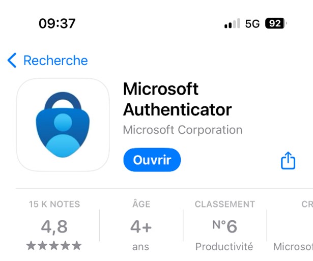 application d authentification